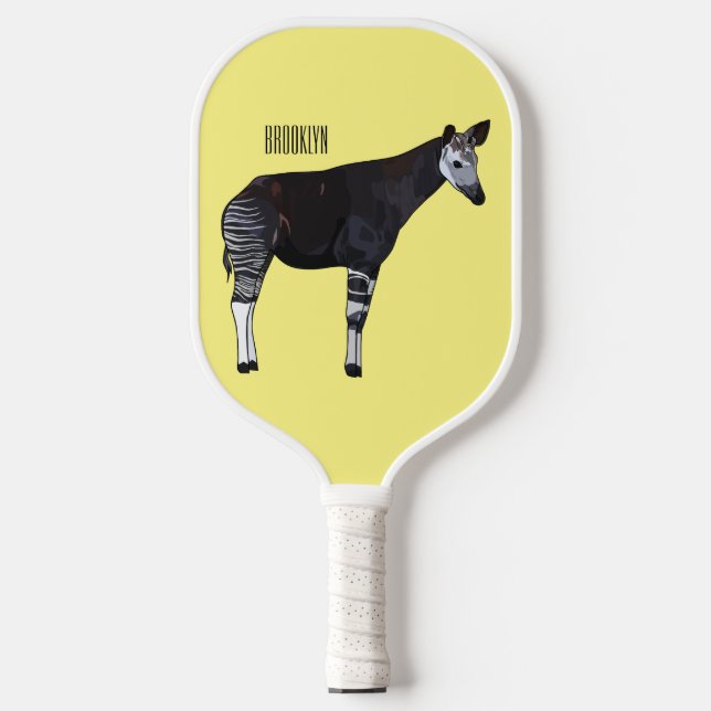 Palas De Pickleball Ilustracion personalizado de Okapi (Anverso)