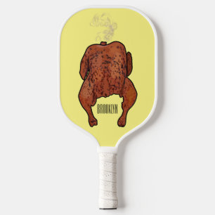 Palas De Pickleball Ilustracion personalizado de pollo asado