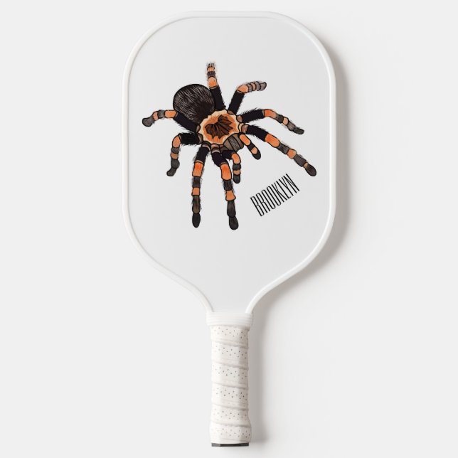Palas De Pickleball Ilustracion personalizado de Tarantula (Anverso)