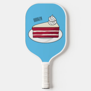 Palas De Pickleball Ilustracion personalizado de tarta de terciopelo r