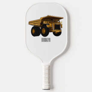 Palas De Pickleball Ilustracion personalizado del camión de altura