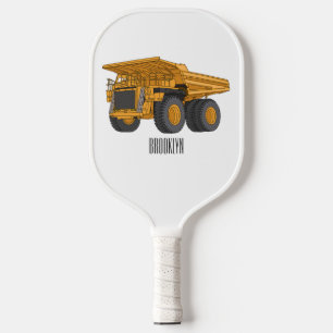 Palas De Pickleball Ilustracion personalizado del camión de altura