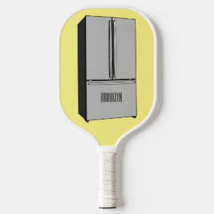 Palas De Pickleball Ilustracion personalizado frigorífico de puerta fr