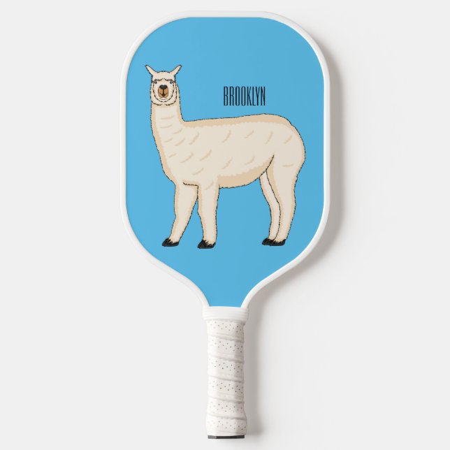 Palas De Pickleball Ilustracion personalizado Llama (Anverso)