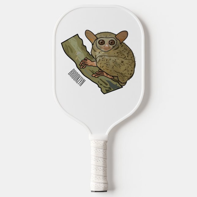 Palas De Pickleball Ilustracion personalizado Tarsier (Anverso)