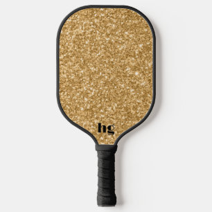 Palas De Pickleball Imagen de textura purpurina dorado