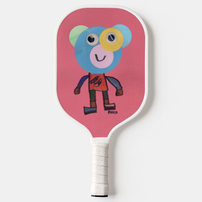 Palas De Pickleball Imagination Man- Kids Art for CHOC (Reverso )