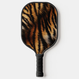 Palas De Pickleball Impresión animal de tigres negros naranja