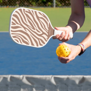 Palas De Pickleball Impresión cebra-mousse Mocha