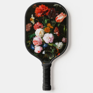 Palas De Pickleball Impresión de Arte Botánico Floral Oscuro Malhumora
