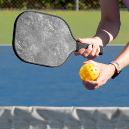 Palas De Pickleball Impresión digital de plata rústica