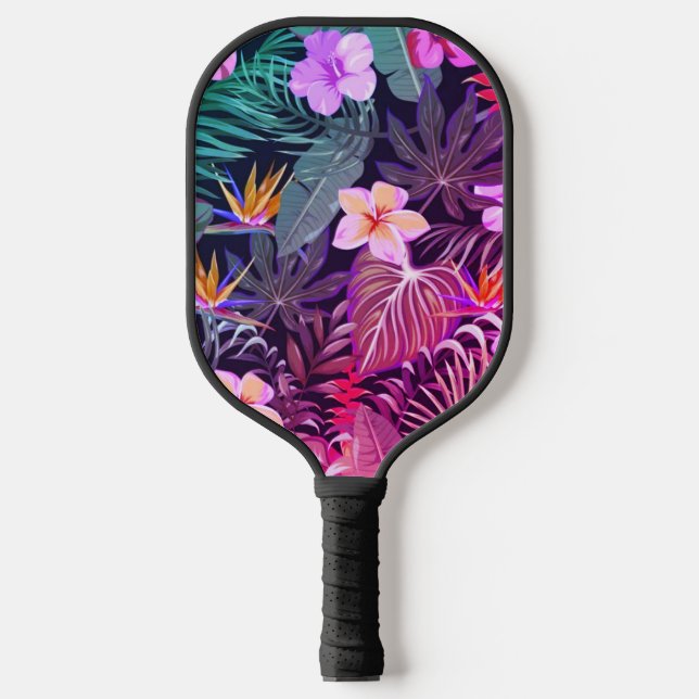 Palas De Pickleball Impresión hawaiana (Anverso)