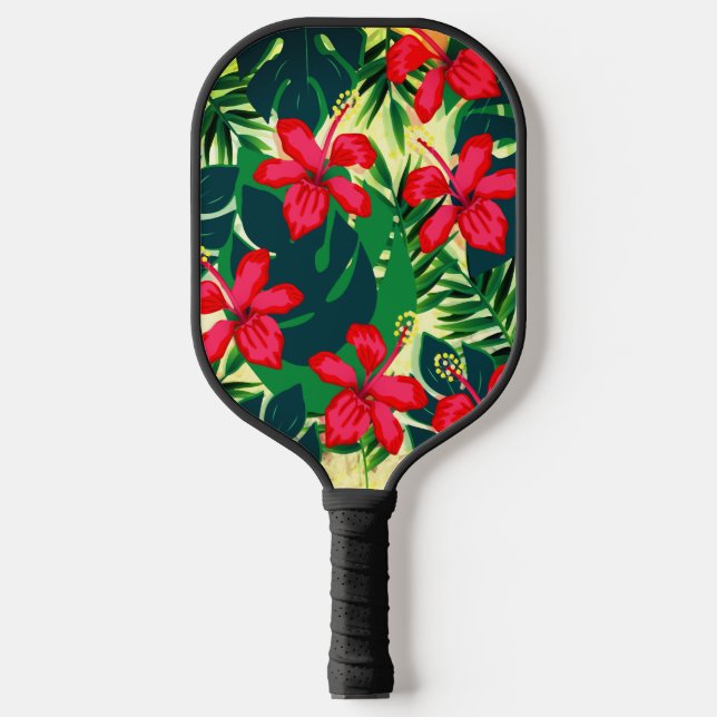 Palas De Pickleball Impresión hawaiana (Anverso)