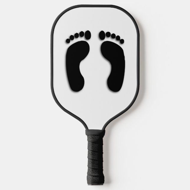 Palas De Pickleball Impresiones de pies desnudos (Anverso)