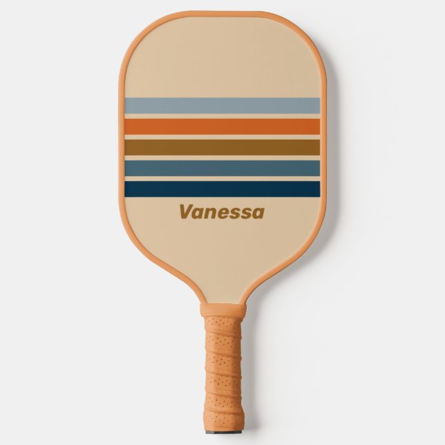 Palas De Pickleball Indigo Horizon Across Striping with Name (Anverso)