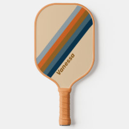 Palas De Pickleball Indigo Horizon Stripes with Name