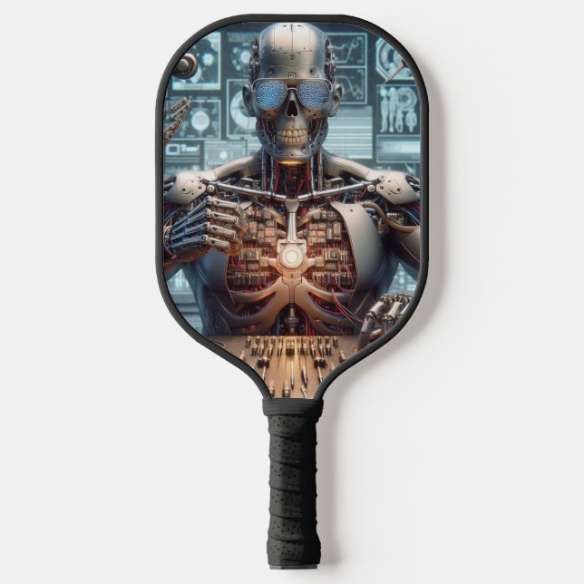 Palas De Pickleball Ingeniero de robots (Anverso)