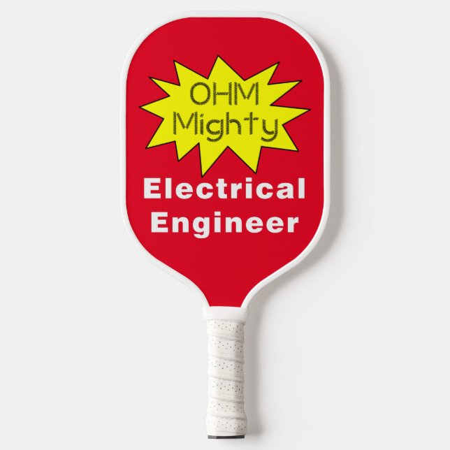 Palas De Pickleball Ingeniero Eléctrico De Ohm (Anverso)