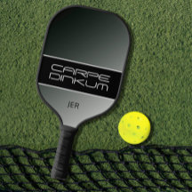 Iníciales de gradiente de broma de pickleball fres