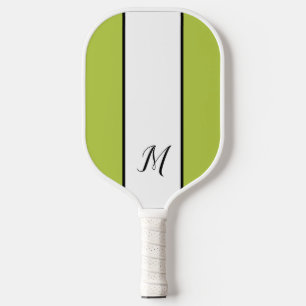 Palas De Pickleball Iniciales monogramadas Minimalistas modernas
