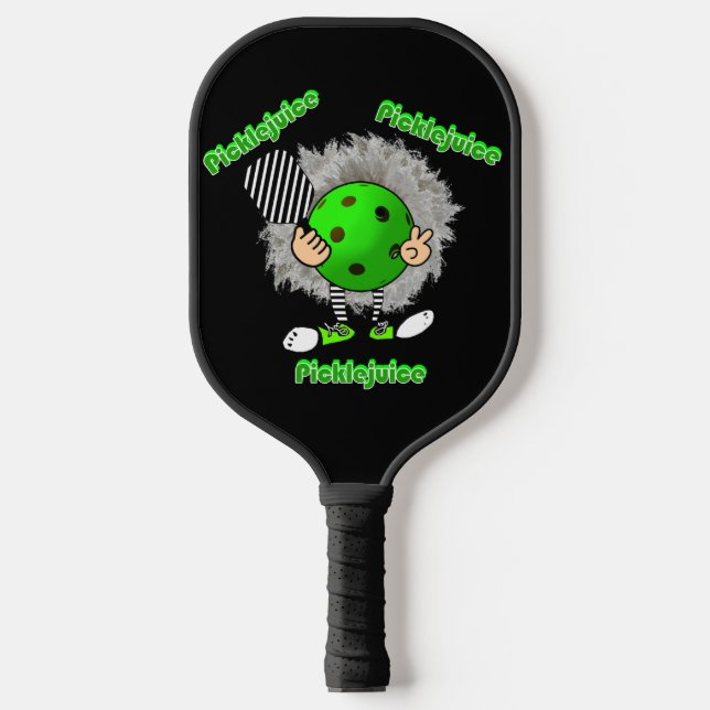Palas De Pickleball Inspiración de película de halloween con jugo de p (Anverso)