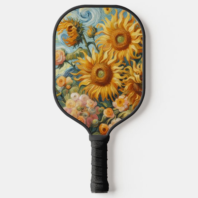 Palas De Pickleball Inspiraciones de girasol (Anverso)