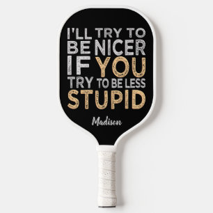 Palas De Pickleball Intentar ser un nombre personalizado más bonito