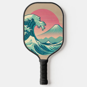 Palas De Pickleball Interpretación moderna de la gran ola