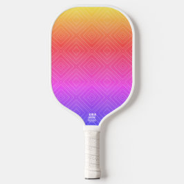 Palas De Pickleball Ipanema Arcoiris Hipnótico Diamante Arte Pop Moder