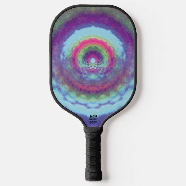 Palas De Pickleball Iridescent Portal - Psychedelic Mandala (Anverso)