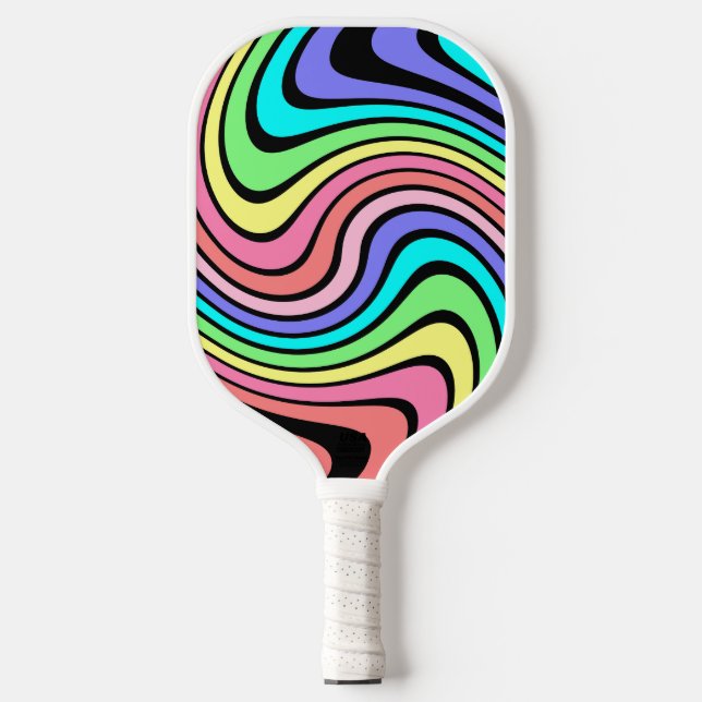 Palas De Pickleball Iris Swirls (Anverso)