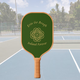 Palas De Pickleball Irlanda por siempre Gold Celtic Shamrock