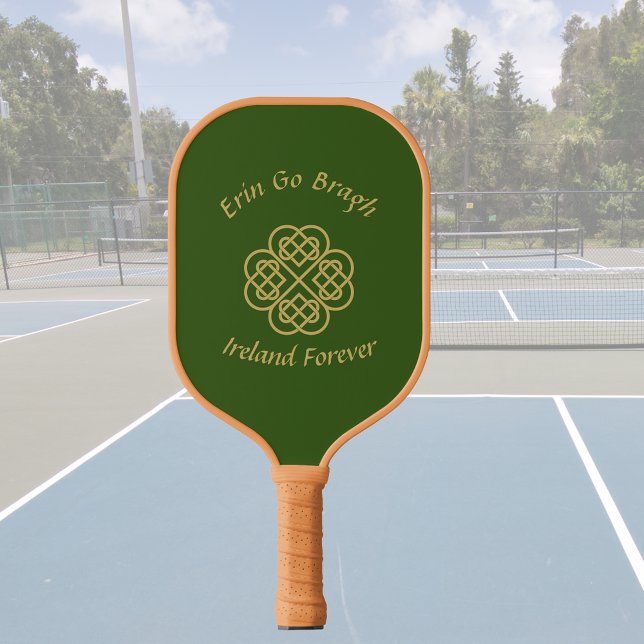 Palas De Pickleball Irlanda por siempre Gold Celtic Shamrock (Subido por el creador)