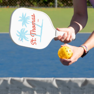 Palas De Pickleball Isla de Santo Tomás de las Palmas Azules Vintage t