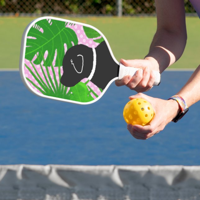 Palas De Pickleball Isla Tropical Verde Patinete de bolas de pato para (in situ)