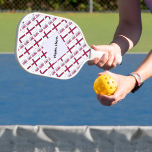 Palas De Pickleball Islas Feroe Isleño Feroés Baldosas Negro Personal