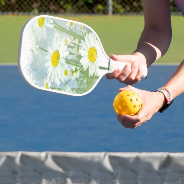 Palas De Pickleball Jardín de margaritas blancas (in situ)