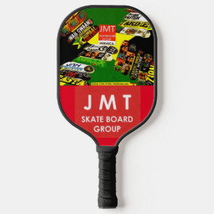 Palas De Pickleball JMT. Black estándar de bolas de paquetería, cubier
