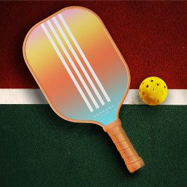 Palas De Pickleball Jugador de Pickleball de Rayas Modernas Gradiente 