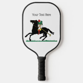 Palas De Pickleball Jugador de Polo Antiguo a Caballo Grande