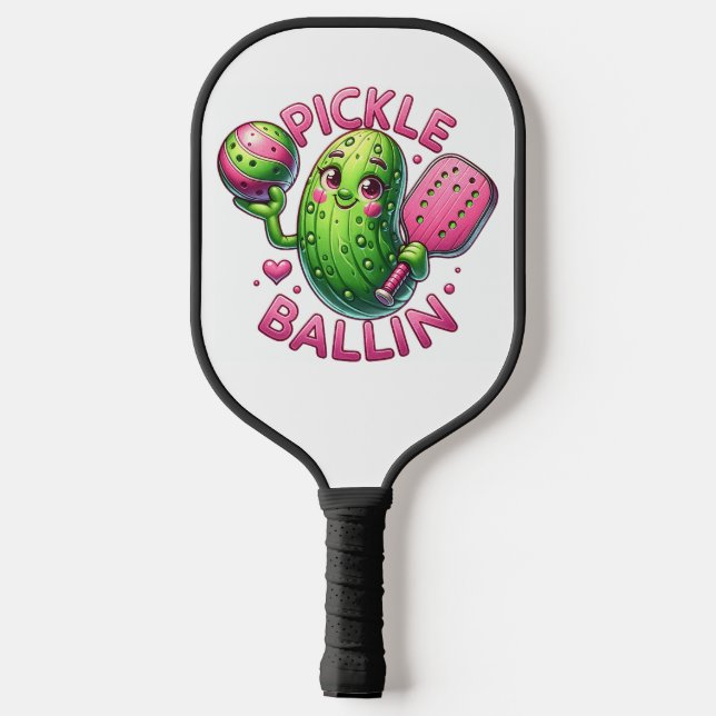 Palas De Pickleball Jugar Pickleball Con Actitud (Reverso )