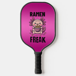Palas De Pickleball Kawaii Axalotl comiendo Ramen