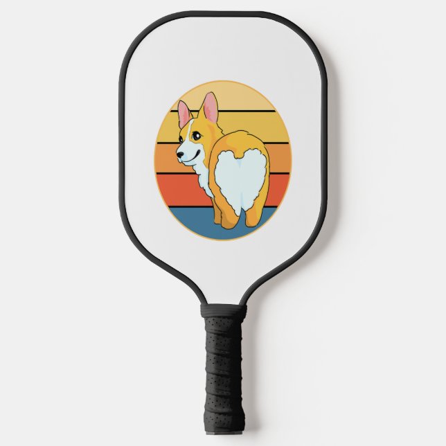 Palas De Pickleball Kawaii Corgi (Anverso)