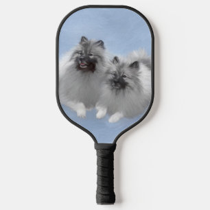 Palas De Pickleball Keeshond Pair de Kees pintura animal original