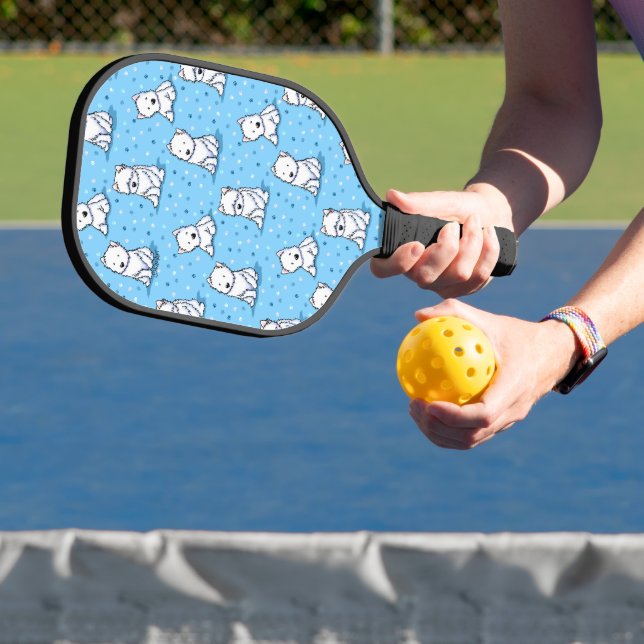 Palas De Pickleball KiniArt Westie Lover (in situ)