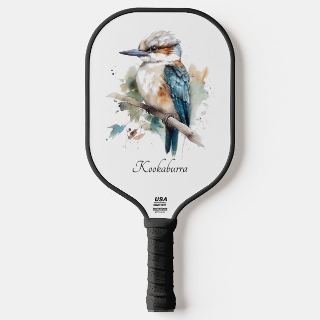 Palas De Pickleball Kookaburra azul verdadero, personalizado (Anverso)