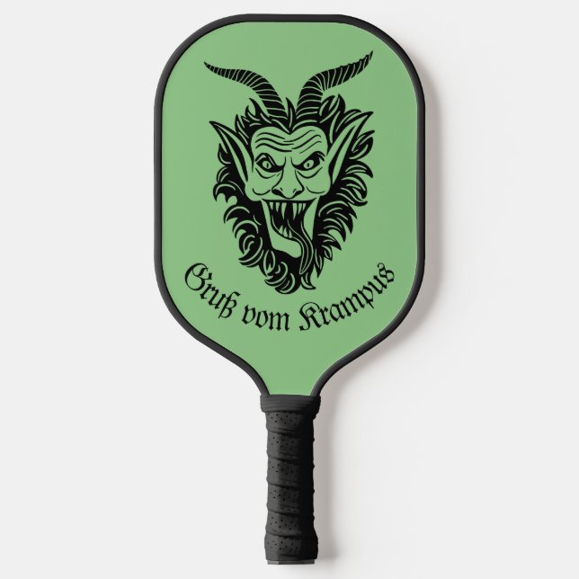 Palas De Pickleball Krampus Pattern Pickleball Paddle (Anverso)