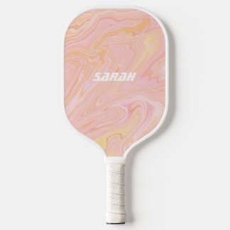 Palas De Pickleball La paleta de pickleball retro Pink Tangerine