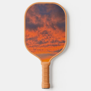 Palas De Pickleball La puesta de sol en llamas