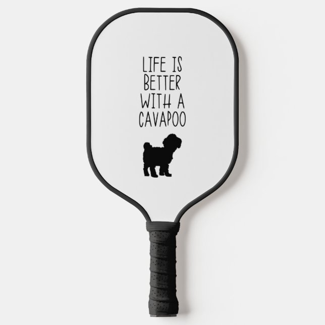 Palas De Pickleball La Vida Es Mejor Con Una Cavapoo (Anverso)